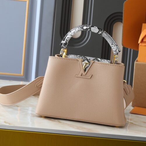 Alternative view of Louis Vuitton Capucines BB Brown 27Cm N92041