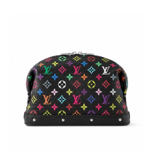 Louis Vuitton X Takashi Murakami Cosmetic Pouch GM Black 27Cm