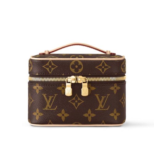 Louis Vuitton Nice Nano Monogram Canvas Brown 14Cm M44936