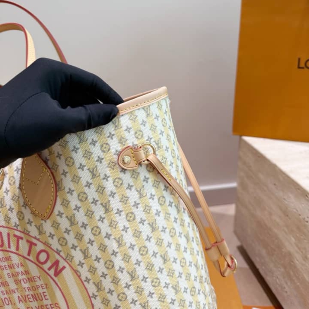 Louis Vuitton Neverfull MM LV Stamp Banana 32Cm M28457 - Image 6