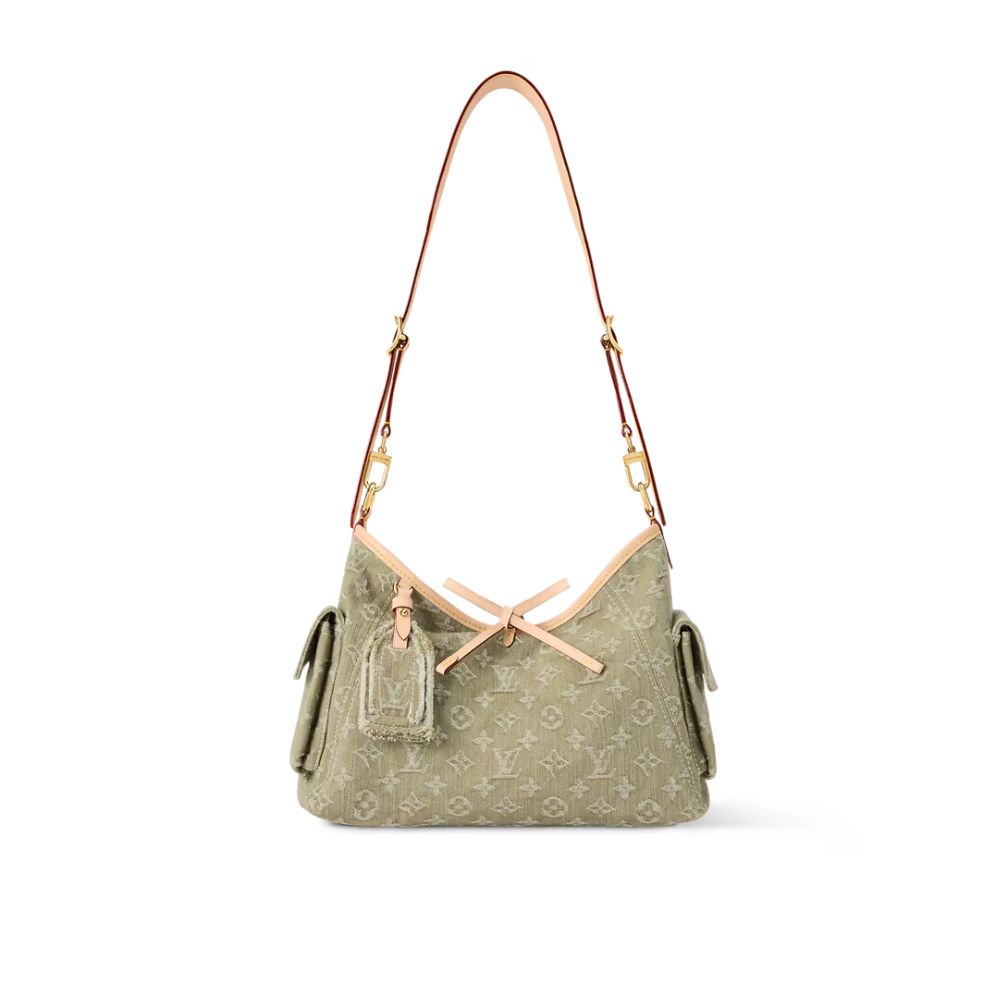 Louis Vuitton Carryall Cargo PM Khaki Denim 33Cm M27623