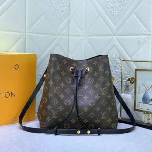 Alternative view of Louis Vuitton Neonoe Monogram Leather Bag Brown 25Cm