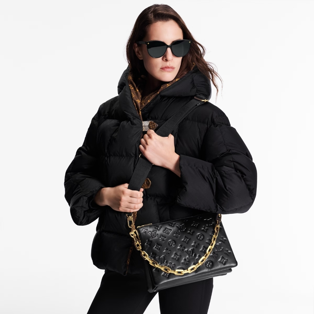 Louis Vuitton Coussin PM Monogram Embossed Shoulder Bag Black 26Cm M21260 - Image 10