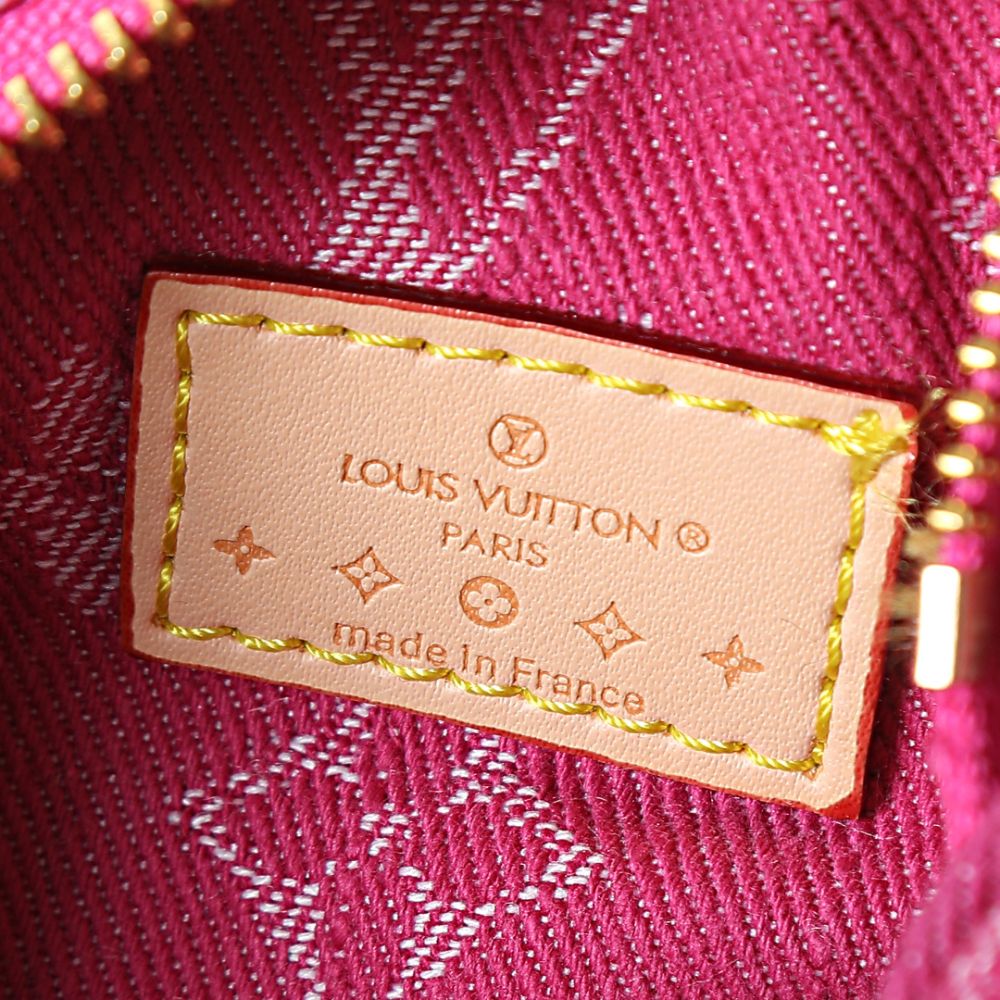 Louis Vuitton Nano Speedy Pink Denim 16cm M27603 - Image 10