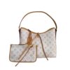 Louis Vuitton Carryall PM Monogram Leather Shoulder Bag Pink 30Cm