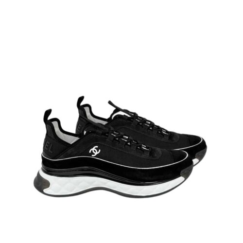 Chanel Classic Suede Sneaker Black G39072 Y55826 K4284