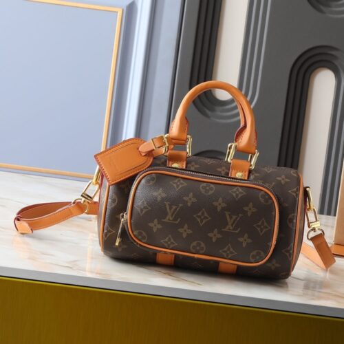 Alternative view of Louis Vuitton Keepall Cargo Small Monogram Canvas Top Handle Bag Brown 25cm M14981