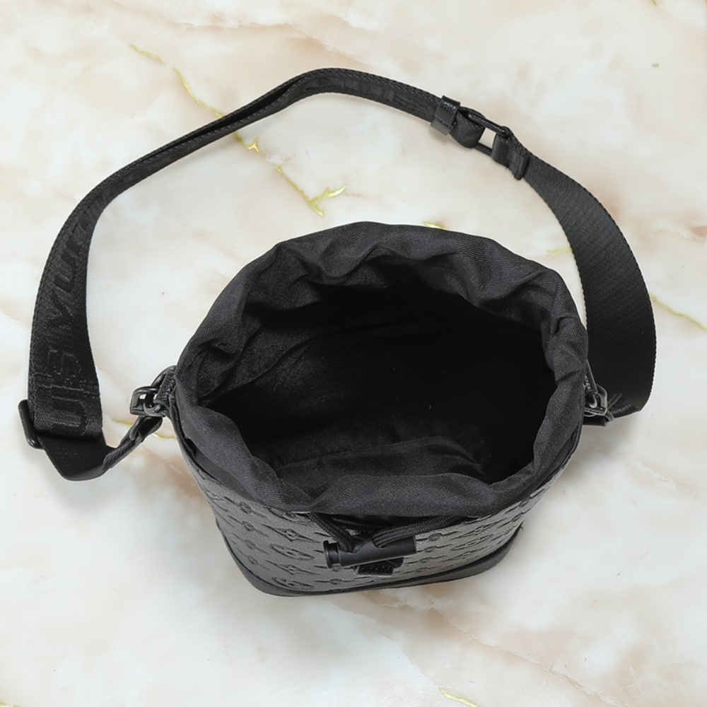 Louis Vuitton Noé Small Monogram Empreinte Bucket Bag Black 21cm M82248 - Image 9