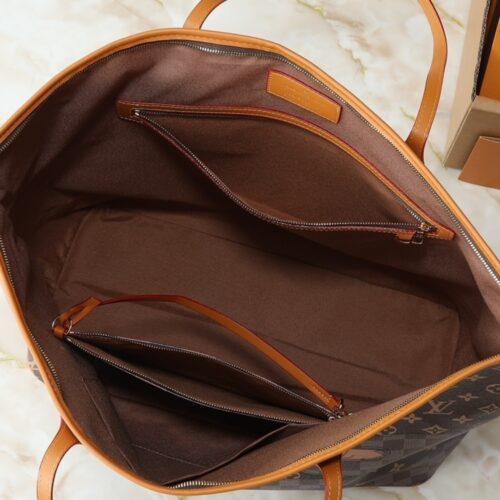 Alternative view of Louis Vuitton Nevereverfull Large Monogram and Damier Canvas Tote Bag Brown 60cm M26174