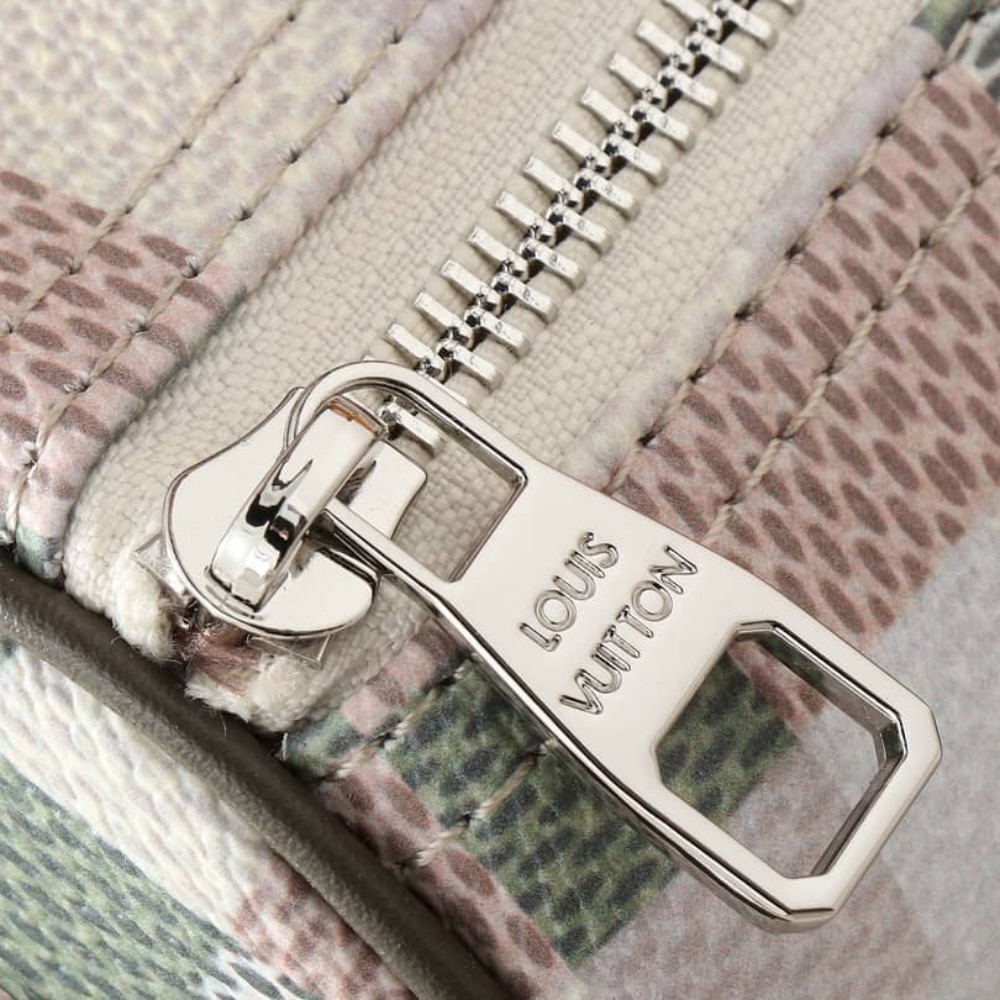 Louis Vuitton Keepall Bandoulière 25 Damoflage Canvas Shoulder Bag Khaki 25Cm N00105 - Image 8