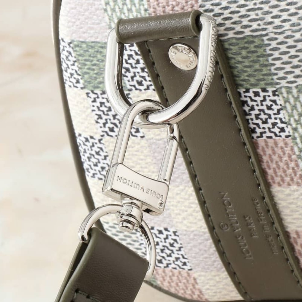 Louis Vuitton Keepall Bandoulière 25 Damoflage Canvas Shoulder Bag Khaki 25Cm N00105 - Image 7