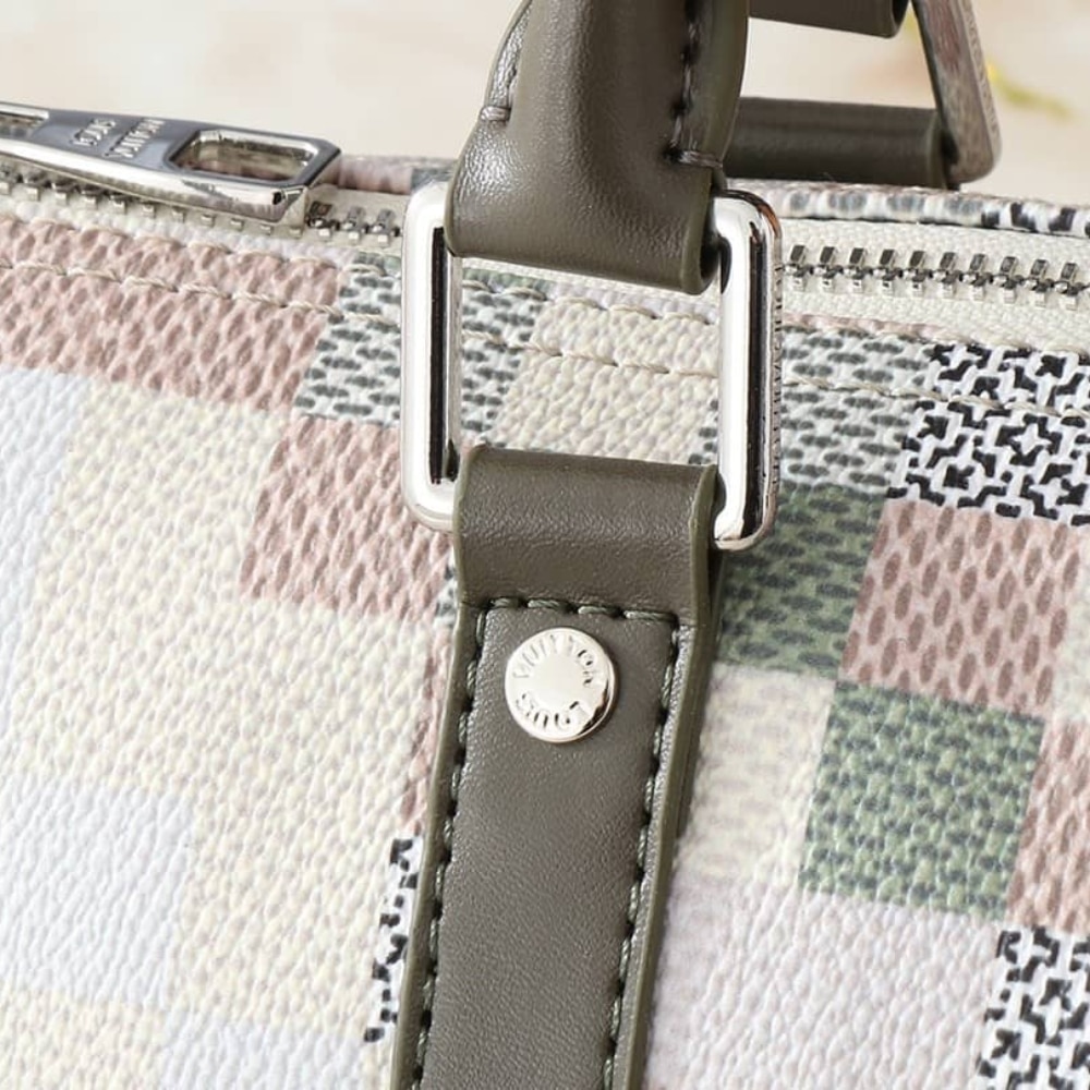 Louis Vuitton Keepall Bandoulière 25 Damoflage Canvas Shoulder Bag Khaki 25Cm N00105 - Image 6