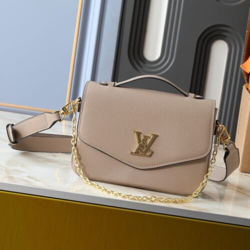 Alternative view of Louis Vuitton Oxford Small Grained Leather Shoulder Bag Beige 22cm M22792