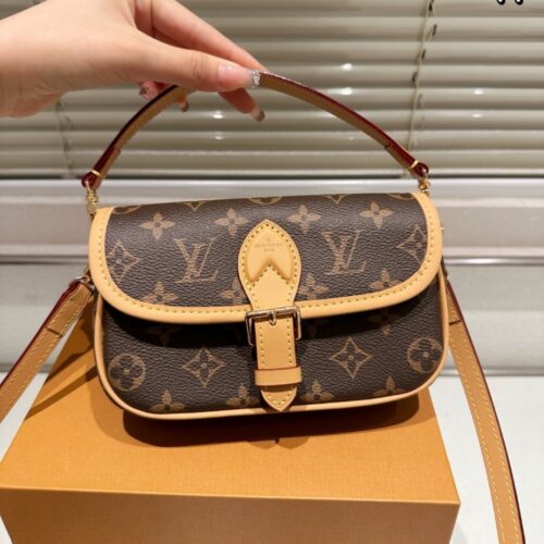 Alternative view of Louis Vuitton Diane Nano Monogram Canvas Shoulder Bag Brown 18cm M83298