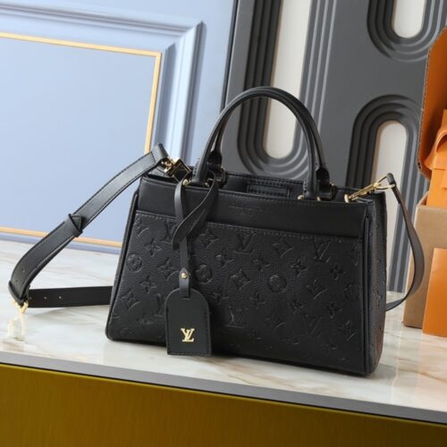 Alternative view of Louis Vuitton Avenue PM Monogram Empreinte Top Handle Bag Black 30cm M25577