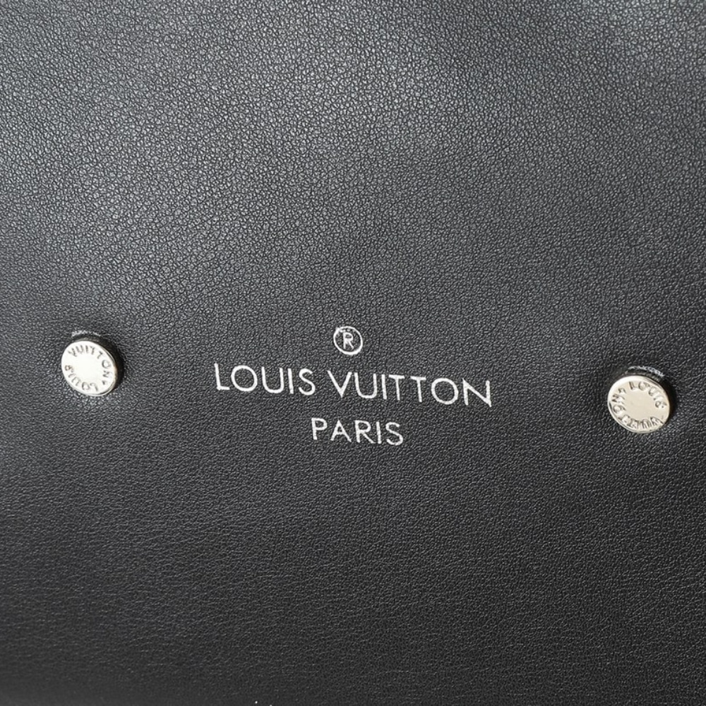 Louis Vuitton Atlantis GM Leather Shoulder Bag Black 41Cm M11266 - Image 10