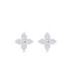 Louis Vuitton Idylle Blossom Stud Earings White Q96966