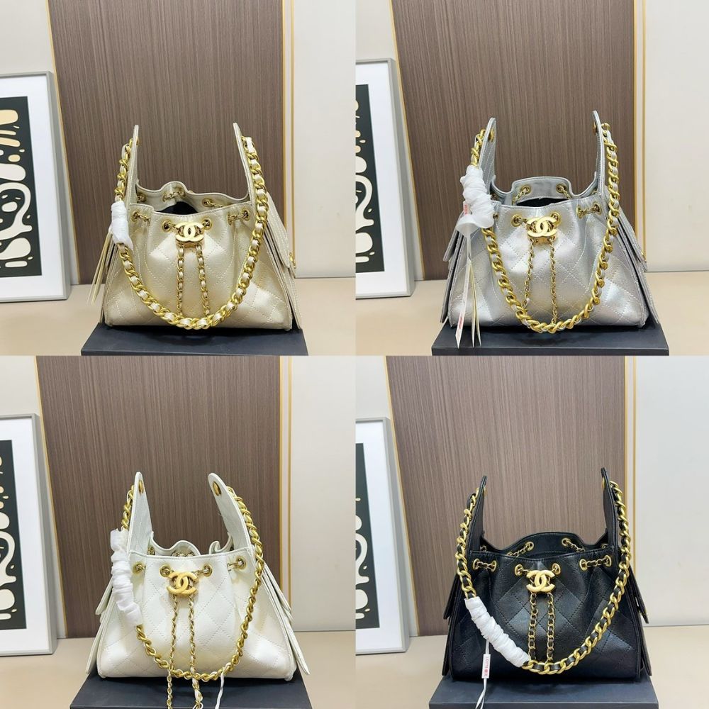 Chanel 25 Small Handbag Light Yellow 26Cm - Image 7