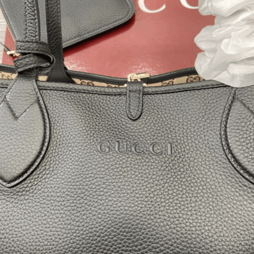 Alternative view of Gucci Totissima Large Reversible Tote Black 30Cm 839112 Aafeq 1069