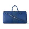 Louis Vuitton Keepall Bandoulière 45 Taigarama Cobalt Shoulder Bag Dark Blue 45cm M53766