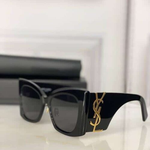 Alternative view of Saint Laurent SL M119 Blaze Sunglasses Acetate Black 736461Y99561000