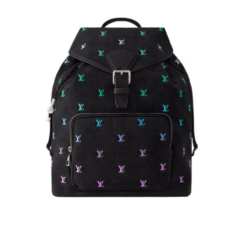 Louis Vuitton Montsouris Backpack Gradient Blue Black 40cm M14135