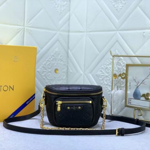 Alternative view of Louis Vuitton Mini Bumbag Monogram Empreinte Black 17Cm M46917