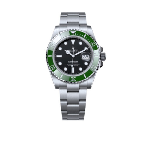Rolex Submariner Date Oyster Oystersteel White Gold And Green 41Mm 126610Lv 0002