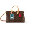 Louis Vuitton Speedy Soft 30 Crafty Monogram Canvas Handle Bag Brown 30Cm M11945