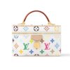 Louis Vuitton X Takashi Murakami Vanity Chain Pouch Monogram Canvas White 20cm M13662