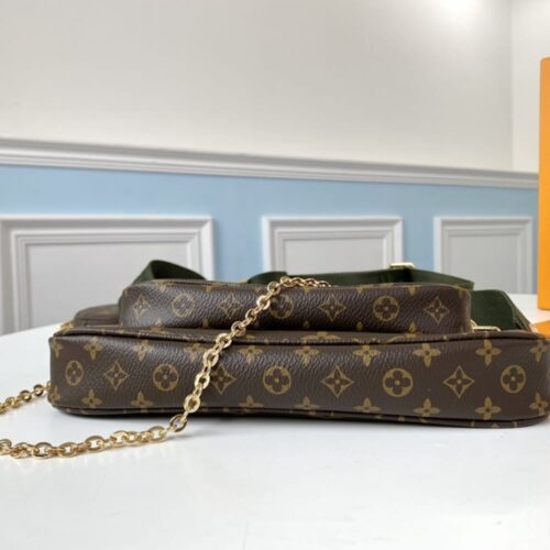 Alternative view of Louis Vuitton Multi Pochette Accessoires Monogram Canvas Crossbody Bag Khaki 24cm M44813