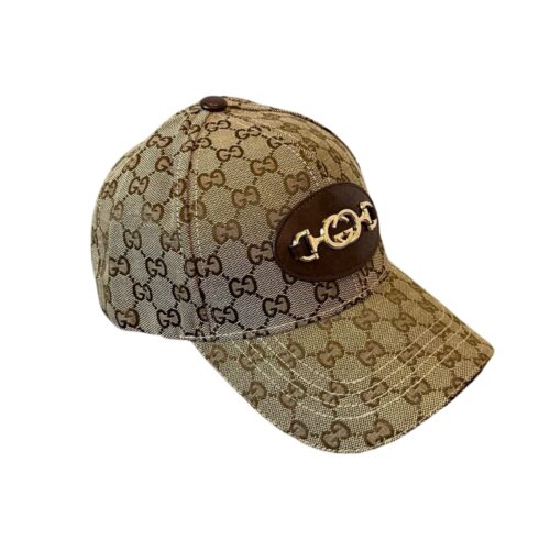 Gucci GG Supreme Canvas Baseball Cap Brown