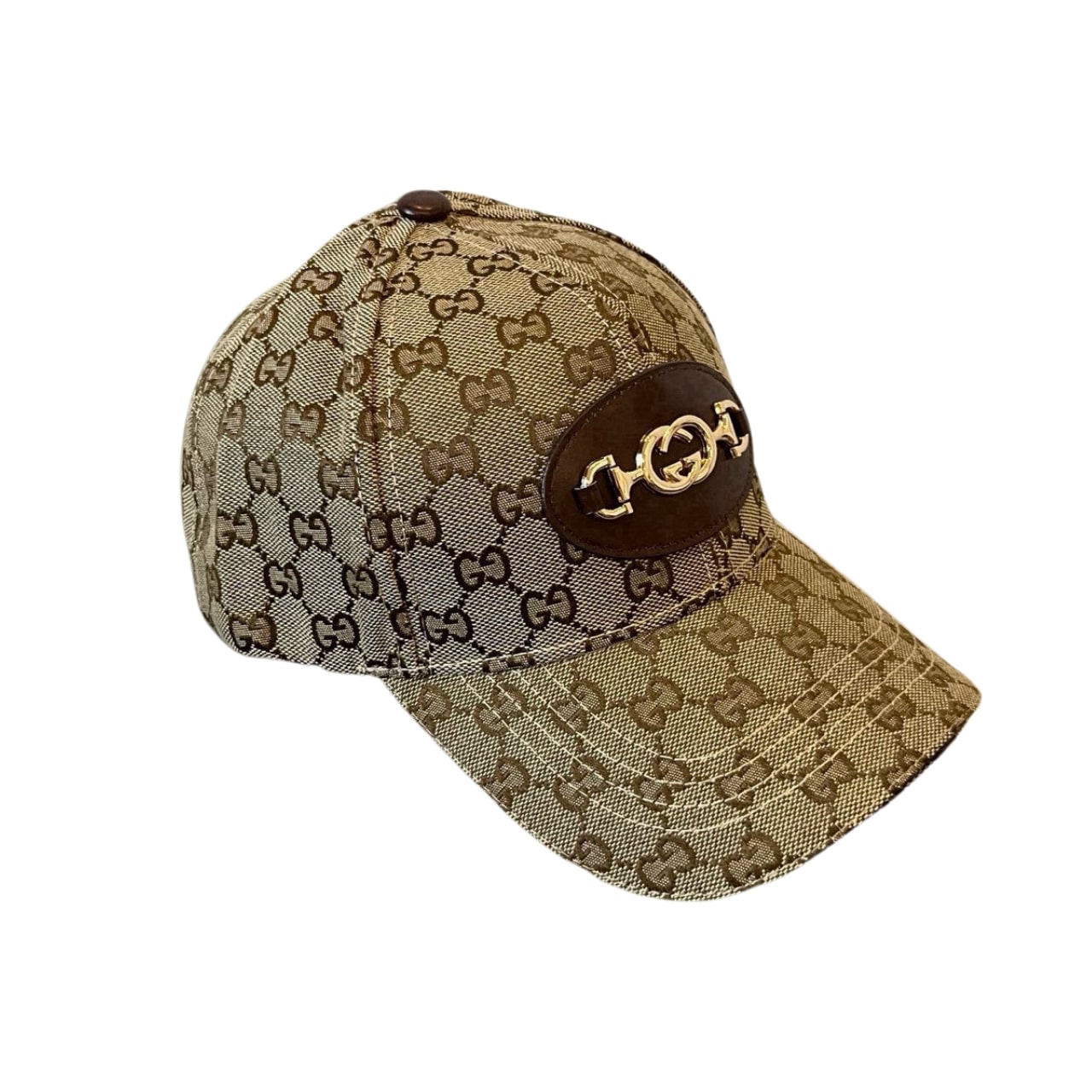 Gucci GG Supreme Canvas Baseball Cap Brown