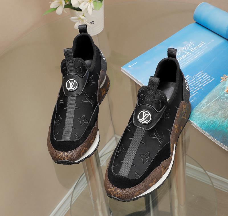 Louis Vuitton Run Away Monogram Canvas Sneaker Black - Image 4