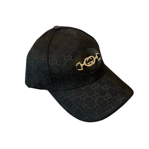 Gucci GG Supreme Canvas Baseball Cap Black