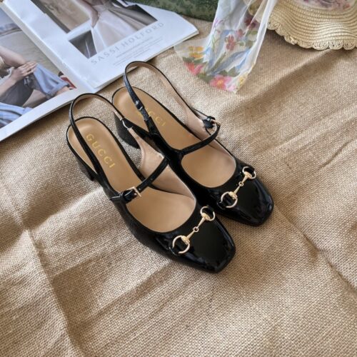 Alternative view of Gucci Women's Horsebit Leather Pump Black 801893 Bnc80 1000