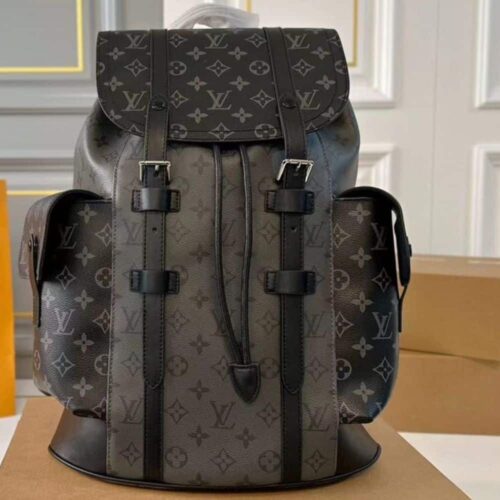 Alternative view of Louis Vuitton Christopher PM Monogram Eclipse Backpack Black 39Cm M46331