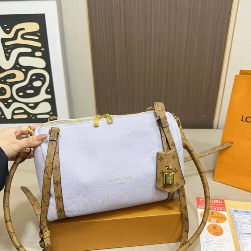 Alternative view of Louis Vuitton Express PM Monogram Reverse Canvas Shoulder Bag Light Purple 26cm M27275