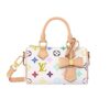 Louis Vuitton X Takashi Murakami Nano Speedy Monogram Canvas Top Handle Bag White Multicolored 16cm M13391