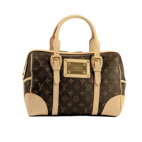 Louis Vuitton Berkeley Monogram Canvas Handbag Brown 32Cm M50208