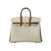 Hermes Birkin 30 Togo Brushed Leather Gold-tone Hardware Handbag Beige Brown 30Cm