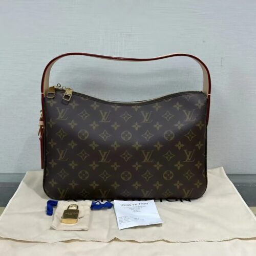 Alternative view of Louis Vuitton Slouchy PM Monogram Canvas Shoulder Bag Brown 33cm M11952