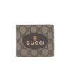 Gucci Neo Vintage GG Supreme Wallet Beige Ebony 12cm