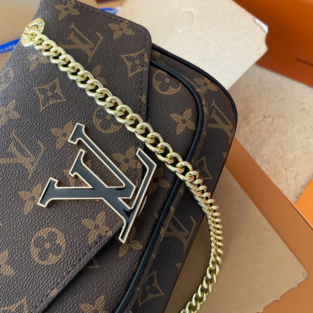 Louis Vuitton Passy Monogram Canvas Shoulder Bag Brown 23Cm M45592 - Image 6
