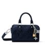 Louis Vuitton Nano Speedy Monogram Empreinte Top Handle Bag Shimmery Ink 16cm M26510