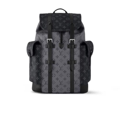 Louis Vuitton Christopher PM Monogram Eclipse Backpack Black 39Cm M46331