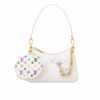 Louis Vuitton X TM Marellini Epi Leather Shoulder Bag White 19Cm M13100