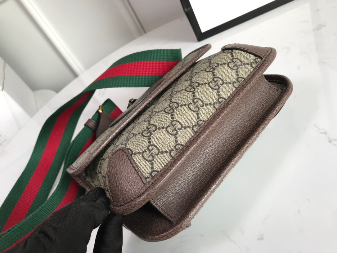 Gucci Neo Vintage Small GG Supreme Canvas Messenger Bag Beige Ebony 22Cm 501050 9C2VT 8745 - Image 6