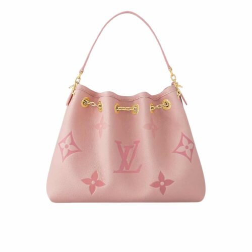 Louis Vuitton Leather Bundle Bag Pink 28cm