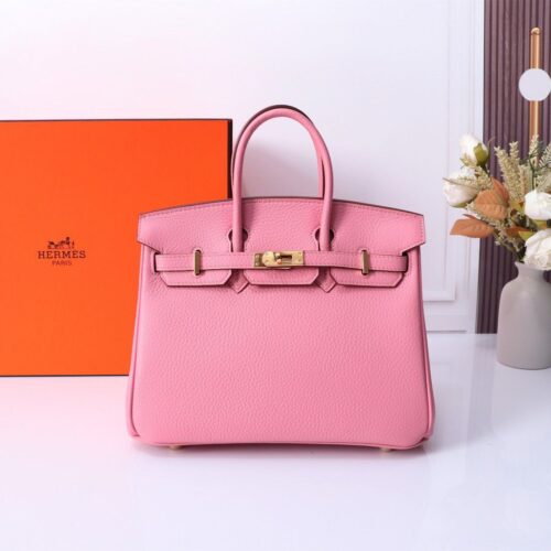 Alternative view of Hermes Birkin 30 Togo Leather Gold-tone Hardware Handbag Light Pink 30Cm